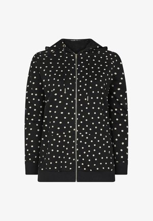 Yours Clothing, PLUS SIZE SWEATSHIRTS & HOODIES - Sweater met rits - black