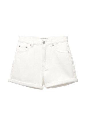 PULL&BEAR TURN-UP - Jeansshort - beige
