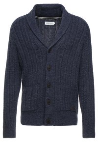Cardigan - mottled blue