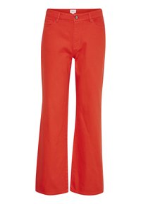 ILUSZ WIDE LEG - Trapézfarmer - flame scarlet