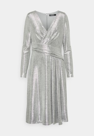 GLENDON LONG SLEEVE DRESS - Cocktailkjole - heather grey