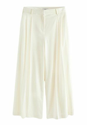 Next ROCHELLE HUMES PLEATED WIDE LEG - Pantaloni - ecru