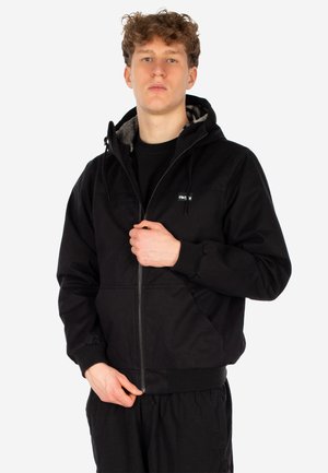 WONDERER - Zip-up sweatshirt - uni black