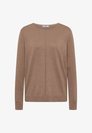 Cecil, BASIC PULLOVER MIT RUNDHALS IN UNIFARBE - Trui - creamy mocha melange