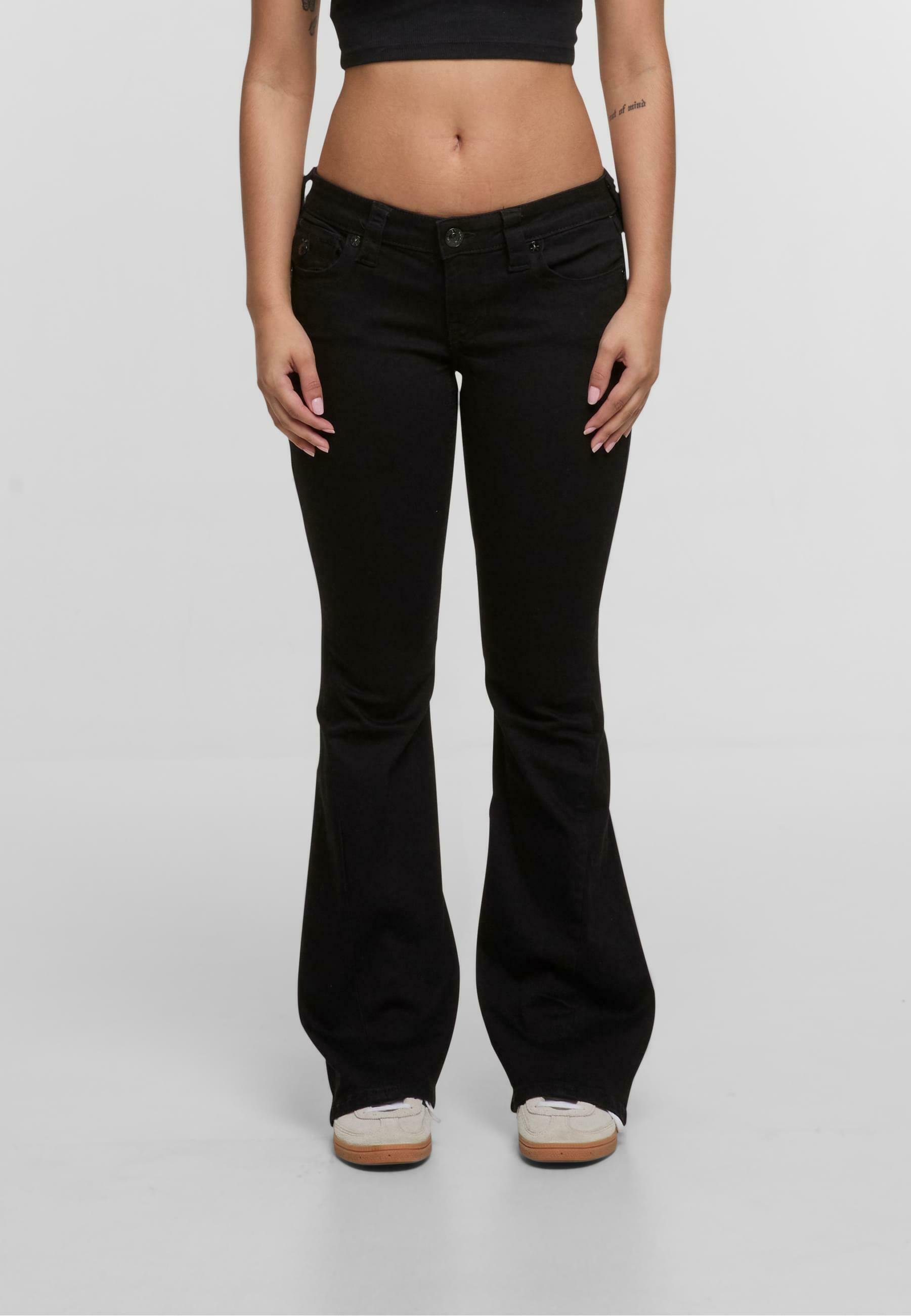 True Religion JOEY LOW RISE - Bootcut jeans - black - Zalando.ie