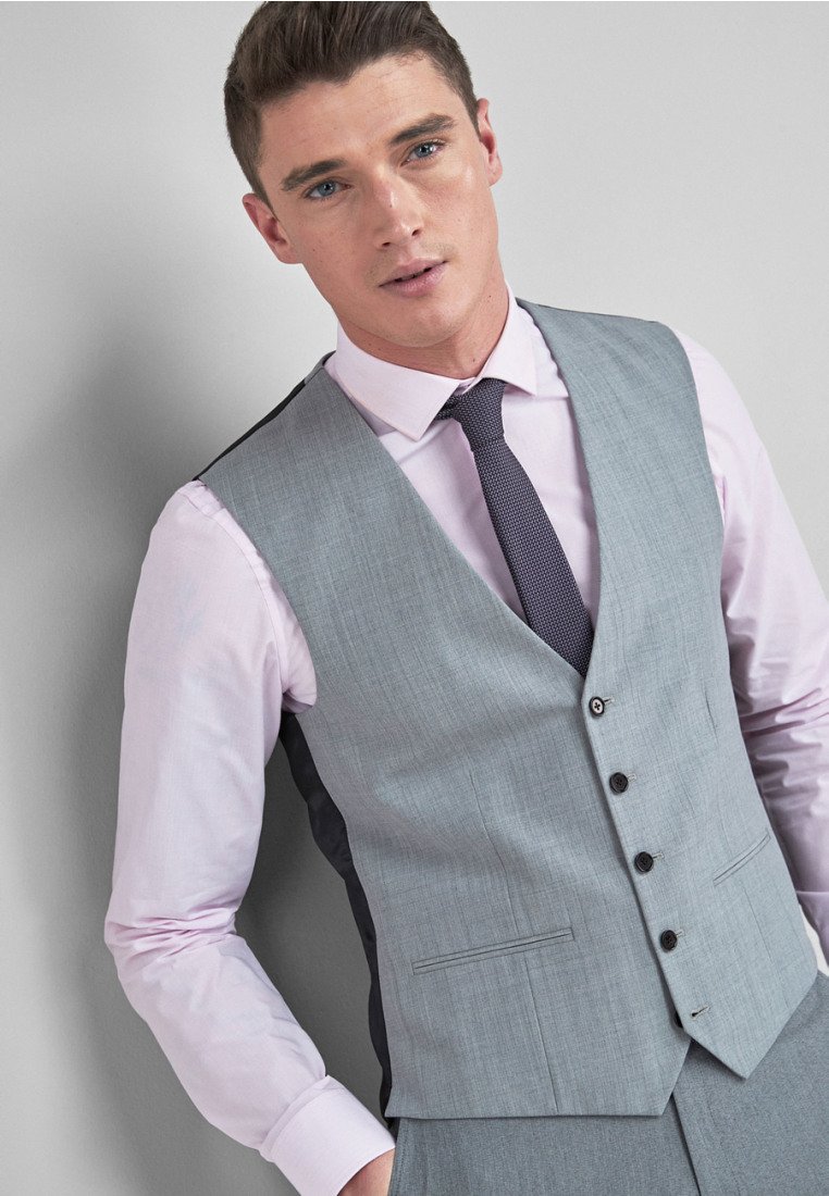 Gilet Homme David Saddler Bleu Taille 48 - Style Costume Classique, Dos Ajustable, Occasion