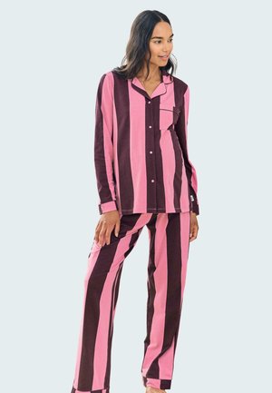 STRIPE SET - Nachtwäsche Set - pink