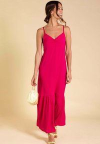 THE-ARE Vestido largo - rojo