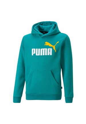 Puma, ESS COL BIG LOGO FL - Felpa con cappuccio - verde