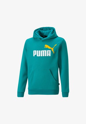 Puma, ESS COL BIG LOGO FL - Felpa con cappuccio - verde