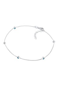 Elli SPARKLING BASIC - MIT KRISTALLEN VON SWAROVSKI® - Ankelkæder - blau