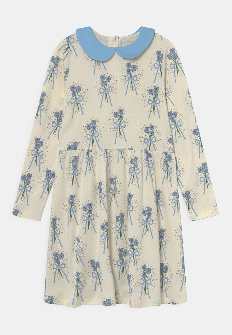 Kinder Bekleidung | Mini Rodini WINTERFLOWERS DRESS Jerseykleid blue/blue denim - QN17003 Kinder Bekleidung | Mini Rodini WINTERFLOWERS DRESS Jerseykleid blue/blue denim - QN17003