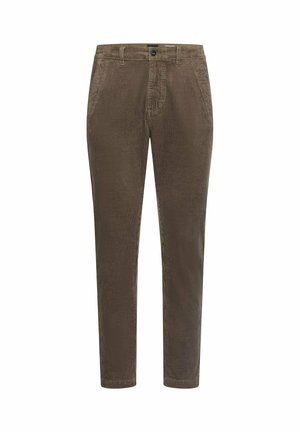 camel active, CORD CHINO REGULAR FIT - Pantalon classique - dark chocolate