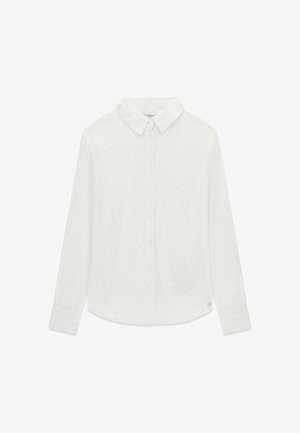 Guess, NIETENHEMD - Hemdbluse - weiß