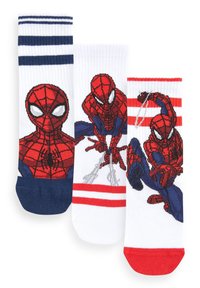 Next 3 PACK - Strømper - spider man white ground/hvid - Zalando.dk