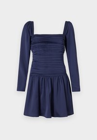 The A&F Emerson Drop-Waist Satin Mini Dress - Robe de soirée - blue