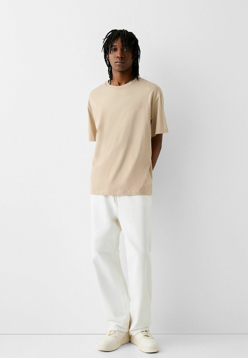 Bershka Straight leg jeans wit