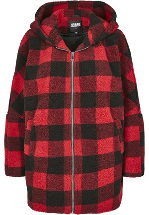 Urban Classics Short coat - red/black