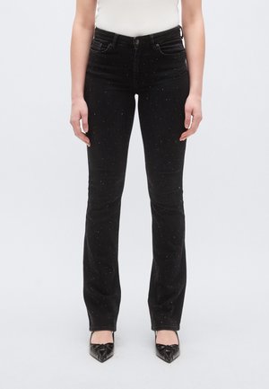 ONLBLUSH - Τζιν καμπάνα - black denim