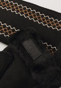 UGG ATHERSON EMBROIDERED MITTEN - Mittens - black