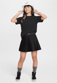 Nike Sportswear PLEATED SKIRT STAR - Plisséskjørt - black