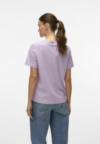 Vero Moda PAULINA - Βασικό μπλουζάκι - orchid bloom