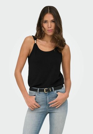 JDY TOP JDYUFFA TOP - Top - black