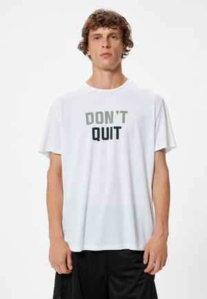 Camiseta estampada - white
