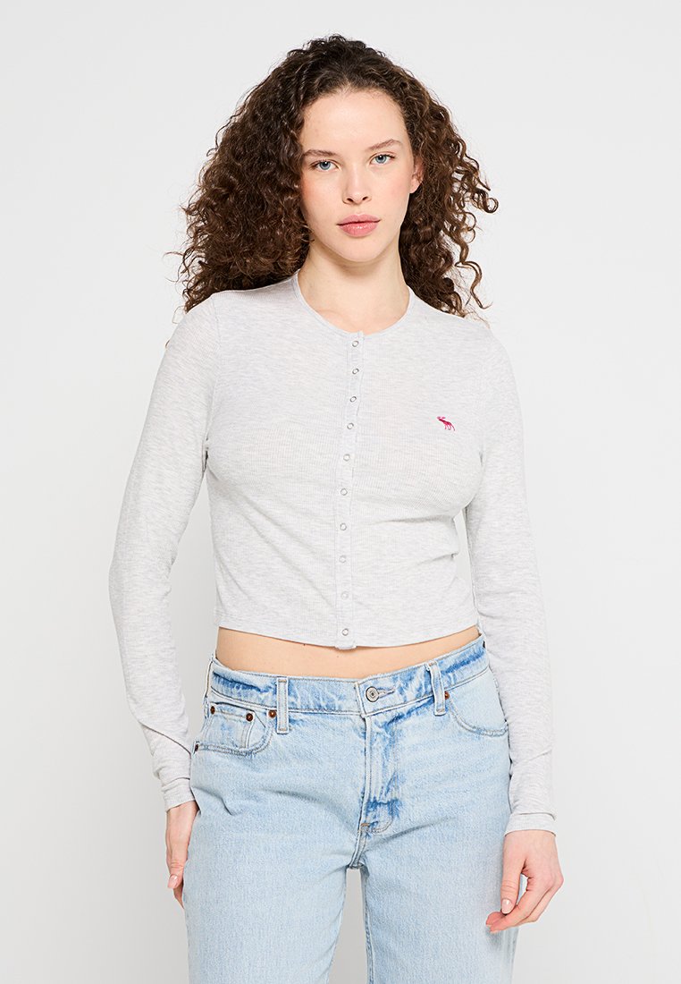 Abercrombie & Fitch Vest lichtgrijs