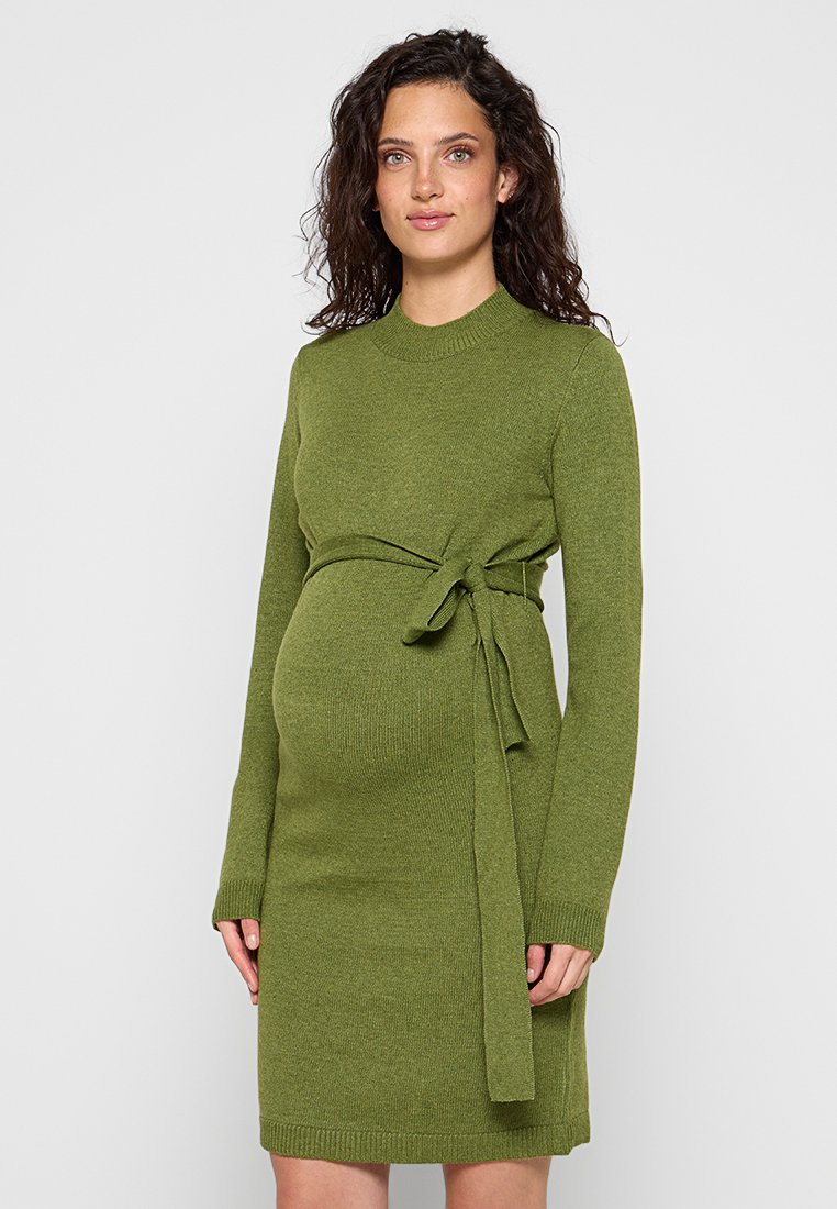 Mamalicious Gebreide jurk groen Mamalicious Gebreide jurk groen