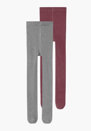 ONLINE JUNIOR BASIC 2 PACK - Strumpfhose - heather rose/grey