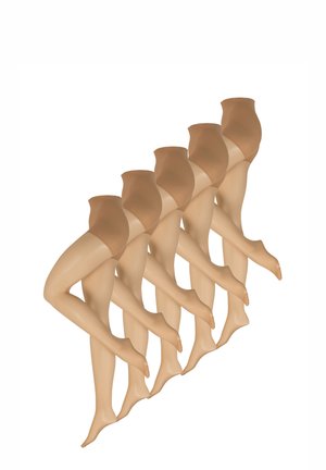 5-PACK FEINS - Strumpfhose - mandel