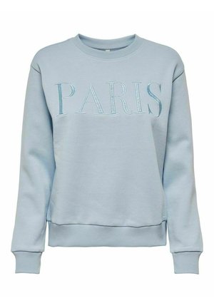 JDYPARIS LS EMB JRS NOOS - Felpa - cashmere blue
