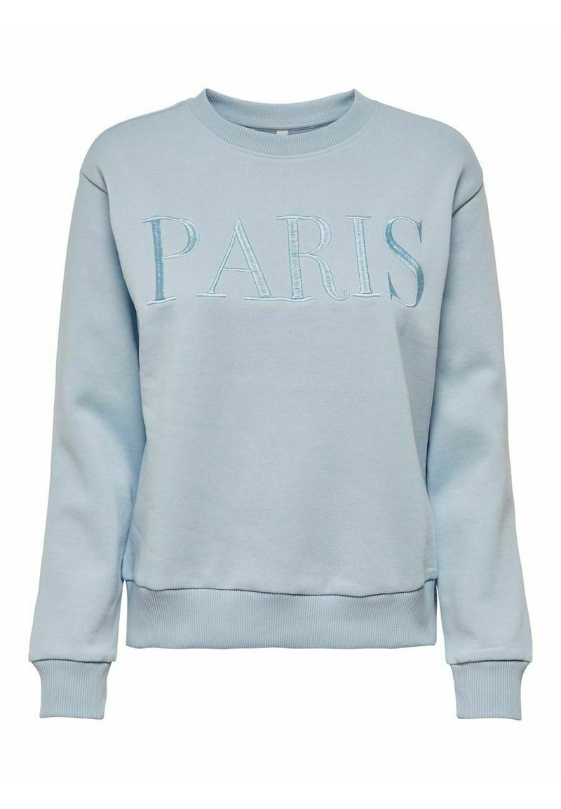 JDY JDYPARIS EMB NOOS - Mikina - cashmere blue