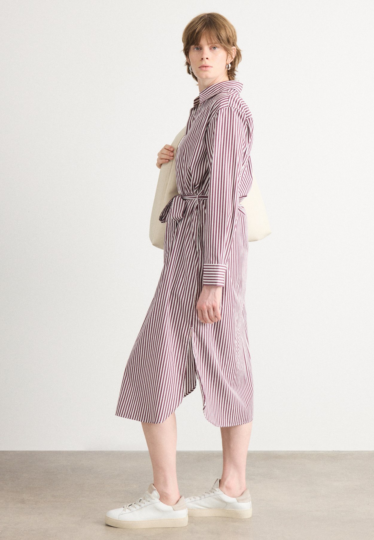 BELTED CLASSIC SHIRT DRESS