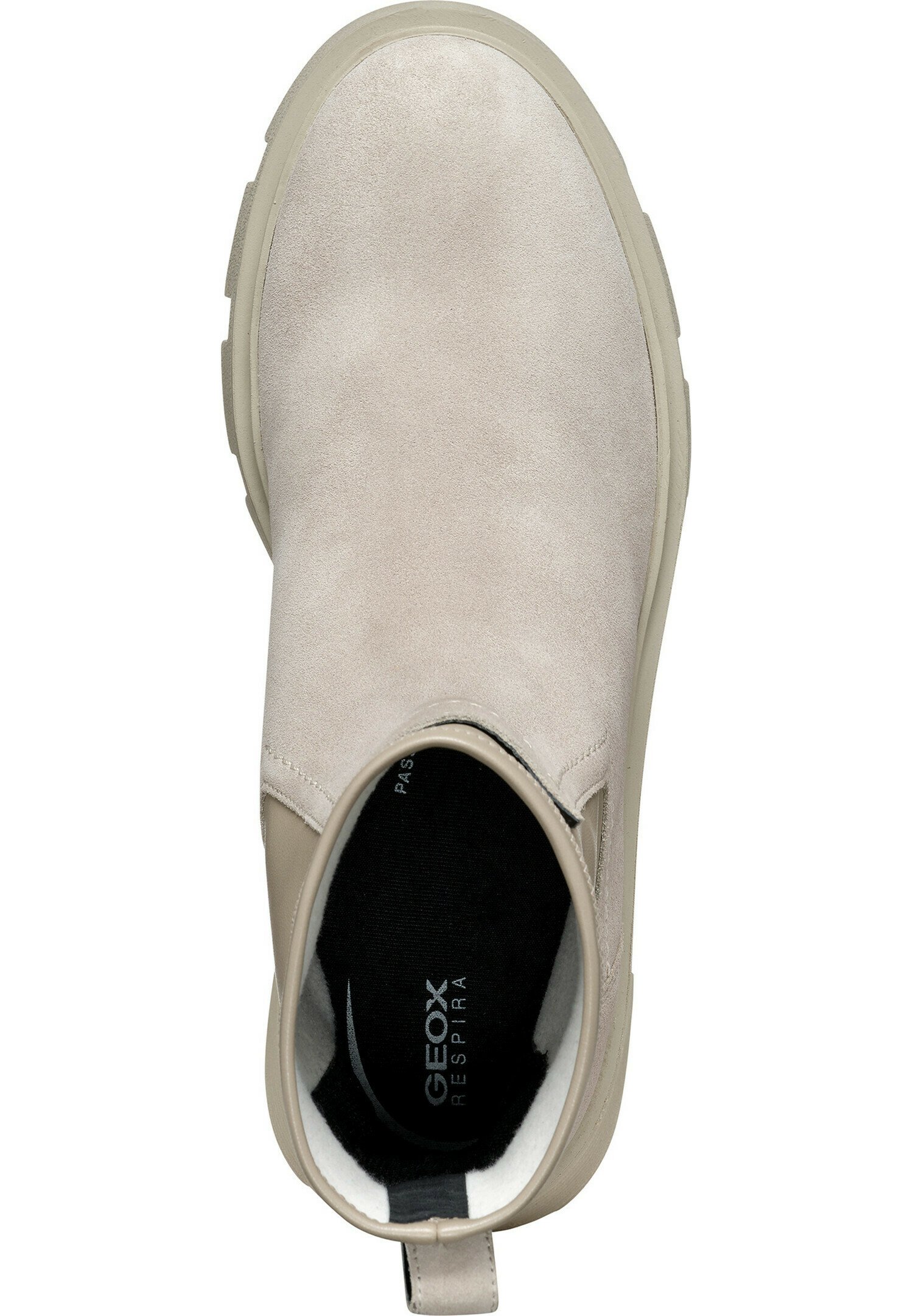Bottines Femme Geox Vilde - Cuir Velours/nappa, Talon Bloc 4,5 Cm, Fermeture éclair, Respirantes - 10
