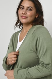 Kaffe Curve FARSIA - Cardigan - hedge green