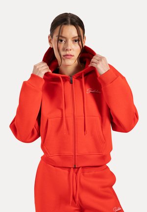 Sweatjacke - rot