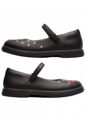 Ballerina's met enkelbandjes - black