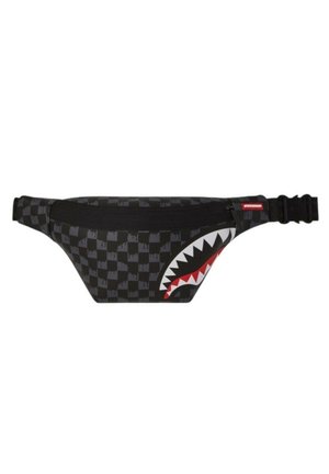Sprayground MARSUPIO DRIP CHECK SHARK - Sac banane - grigio nero