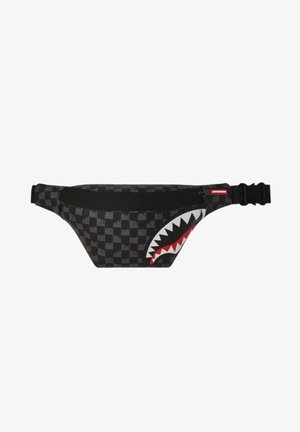 Sprayground MARSUPIO DRIP CHECK SHARK - Sac banane - grigio nero