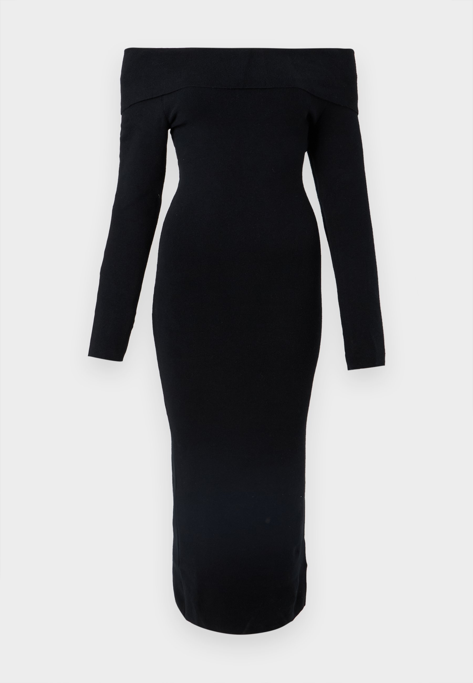 GAP MIDI SWEATER DRESS - Pletené šaty - true black