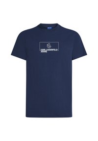 SLIM-FIT LOGO - Μπλουζάκι με στάμπα - black iris