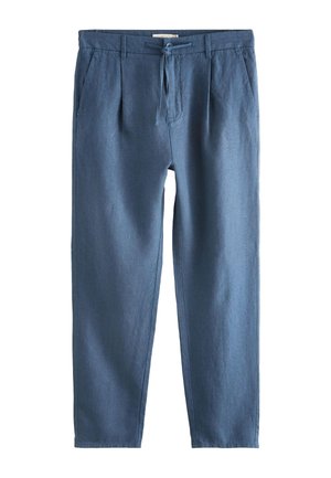 Next, TAPERED FIT - 100% LINEN - Bukser - light blue