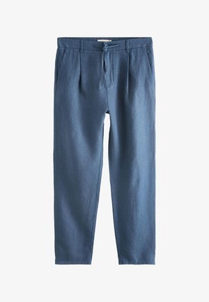 Next, TAPERED FIT - 100% LINEN - Bukser - light blue