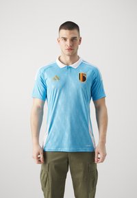 adidas Performance BELGIUM 24 HOME - Football shirt - semi blue burst
