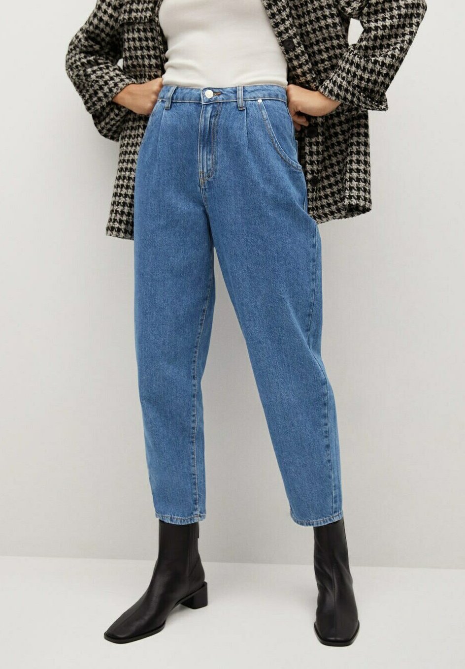 Mango REGINA - Relaxed fit jeans - middenblauw/blue - Zalando.co.uk