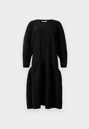 HILLY PLISSE DRESS - Päevakleit - black