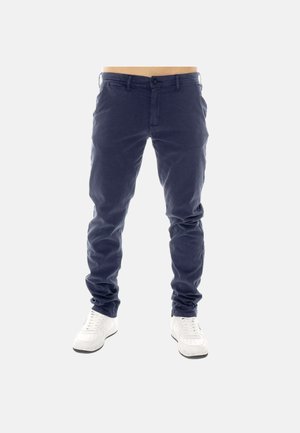 LEONE 1947 MAN CHINOS PANTS EASY - Pantaloni - navy blue