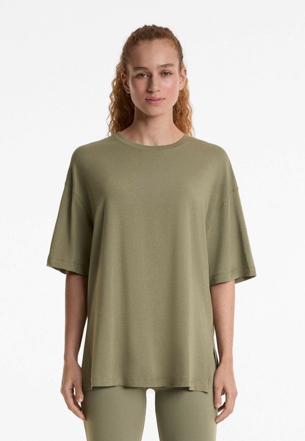 SHORT SLEEVE COTTON BLEND - T-Shirt basic